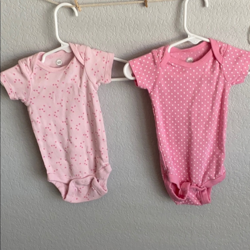 Two Pink Onesies